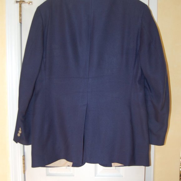 Brooks Brothers 2 Button Silk Royal Blue Blazer - Picture 4 of 8